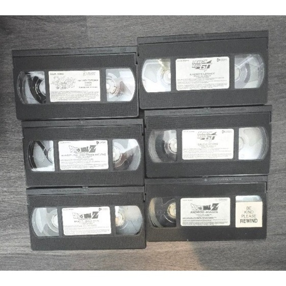 Vintage Dragon Ball Z & GT VHS Lot: 6 Tapes, Babidi, Androids, Movies - Picture 2 of 4